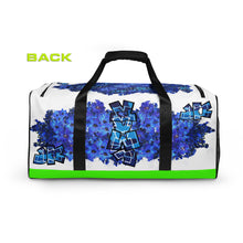 GYM DUFFLE BAG (Premium):  DELPHINIUMS BOUQUET