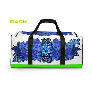 GYM DUFFLE BAG (Premium):  DELPHINIUMS BOUQUET