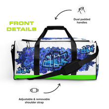 GYM DUFFLE BAG (Premium):  DELPHINIUMS BOUQUET