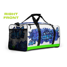GYM DUFFLE BAG (Premium):  DELPHINIUMS BOUQUET