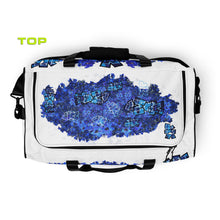 GYM DUFFLE BAG (Premium):  DELPHINIUMS BOUQUET