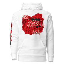 HOODIE: RED ROSES BOUQUET -uniSex