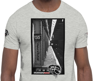 SHORT SLEEVE TEE  (uniSex) :  135th Street 3trainComing -(2020 upgraded classic)