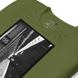 SHORT SLEEVE TEE  (uniSex) :  135th Street 3trainComing -(2020 upgraded classic)