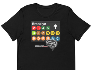 SHORT SLEEVE TEE  (uniSex) : BROOKLYN -(classic)