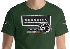 SHORT SLEEVE TEE  (uniSex) :  BROOKLYN (tiled) -(2020 upgraded classic)