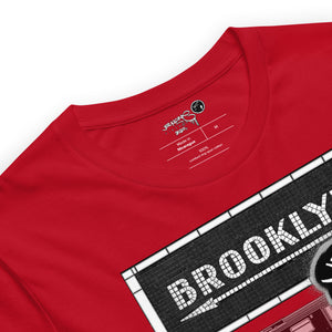 SHORT SLEEVE TEE  (uniSex) :  BROOKLYN (tiled) -(2020 upgraded classic)