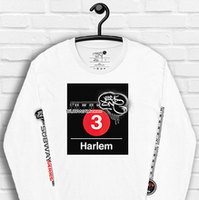LONG SLEEVE TEE  (uniSex) : HARLEM -(2020 upgraded classic)
