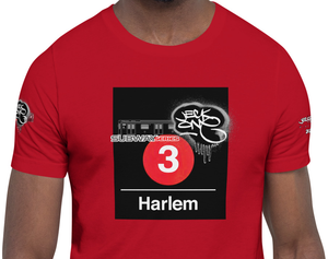 SHORT SLEEVE TEE  (uniSex) : HARLEM -(2020 upgraded classic)