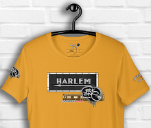 SHORT SLEEVE TEE  (uniSex) : HARLEM (tiled) -(2020 upgraded classic)