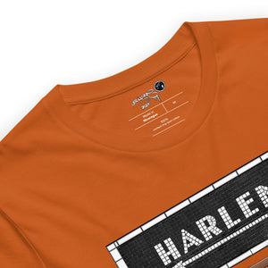 SHORT SLEEVE TEE  (uniSex) : HARLEM (tiled) -(2020 upgraded classic)