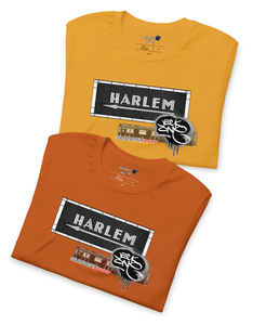 SHORT SLEEVE TEE  (uniSex) : HARLEM (tiled) -(2020 upgraded classic)