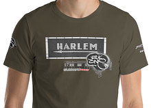 SHORT SLEEVE TEE  (uniSex) : HARLEM (tiled) -(2020 upgraded classic)