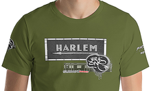 SHORT SLEEVE TEE  (uniSex) : HARLEM (tiled) -(2020 upgraded classic)