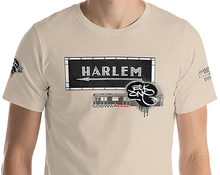 SHORT SLEEVE TEE  (uniSex) : HARLEM (tiled) -(2020 upgraded classic)