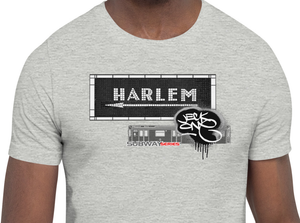 SHORT SLEEVE TEE  (uniSex) : HARLEM (tiled classic)