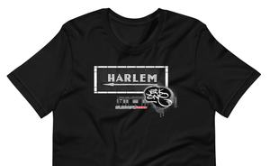 SHORT SLEEVE TEE  (uniSex) : HARLEM (tiled classic)