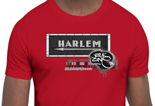 SHORT SLEEVE TEE  (uniSex) : HARLEM (tiled classic)