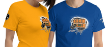 SHORT SLEEVE TEE (uniSex): OrangeNeonCamoDrip - (vintage 2021)