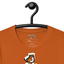 SHORT SLEEVE TEE (uniSex): OrangeNeonCamoDrip -flipped (upgraded classic)