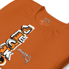 SHORT SLEEVE TEE (uniSex): OrangeNeonCamoDrip -flipped (upgraded classic)