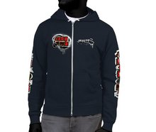 JECKONE FLAV$ vintage (goochiDrip) -ZipUpHoodie
