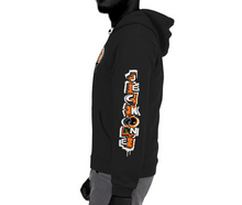 JECKONEvintage (orangeNeonCamoDrip) -ZipUpHoodie