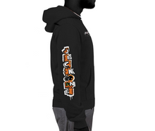 JECKONEvintage (orangeNeonCamoDrip) -ZipUpHoodie