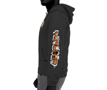 JECKONEvintage (orangeNeonCamoDrip) -ZipUpHoodie