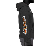 JECKONEvintage (orangeNeonCamoDrip) -ZipUpHoodie