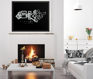 BLACKOUT -JECKONE -Framed photo paper poster