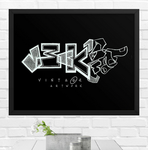 BLACKOUT -JECKONE -Framed photo paper poster
