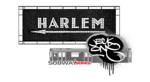 SHORT SLEEVE TEE  (uniSex) : HARLEM (tiled) -(2020 upgraded classic)