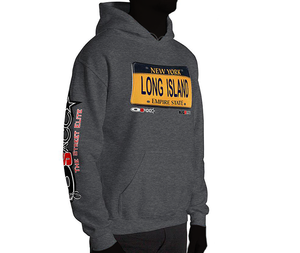 HOODIE (uniSex): LONG ISLAND -VanityPlate