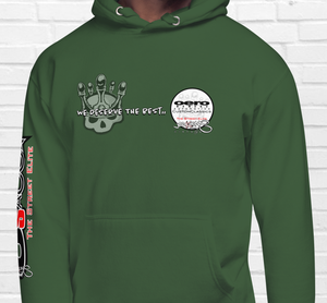 JECKONEvintage X OSACC* collab  "WE DESERVE THE BEST" -Unisex Hoodie