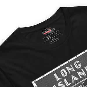 SHORT SLEEVE TEE SHIRT (uniSex) : LONG ISLAND (updated classic)