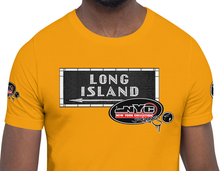 SHORT SLEEVE TEE SHIRT (uniSex) : LONG ISLAND (updated classic)