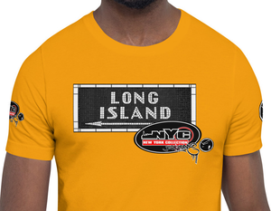 SHORT SLEEVE TEE SHIRT (uniSex) : LONG ISLAND (updated classic)