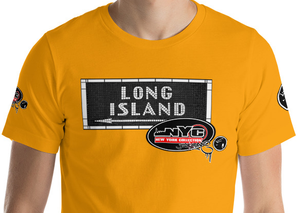 SHORT SLEEVE TEE SHIRT (uniSex) : LONG ISLAND (updated classic)