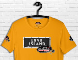 SHORT SLEEVE TEE SHIRT (uniSex) : LONG ISLAND (updated classic)