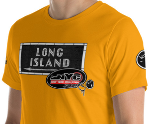 SHORT SLEEVE TEE SHIRT (uniSex) : LONG ISLAND (updated classic)