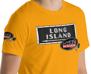 SHORT SLEEVE TEE SHIRT (uniSex) : LONG ISLAND (updated classic)