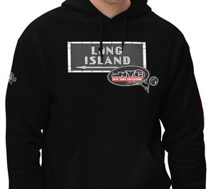 HOODIE (uniSex) : LONG ISLAND (tiled) NYCollection 2022