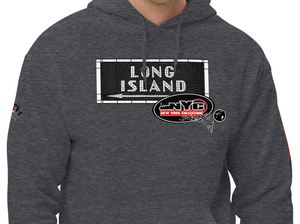 HOODIE (uniSex) : LONG ISLAND (tiled) NYCollection 2022
