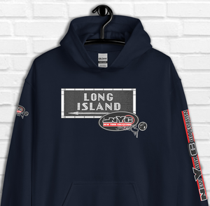 HOODIE (uniSex) : LONG ISLAND (tiled) NYCollection 2022