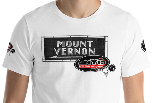 SHORT SLEEVE TEE SHIRT (uniSex) : MOUNT VERNON (updated classic)