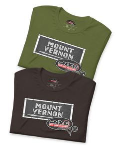 SHORT SLEEVE TEE SHIRT (uniSex) : MOUNT VERNON (updated classic)