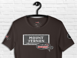 SHORT SLEEVE TEE SHIRT (uniSex) : MOUNT VERNON (updated classic)