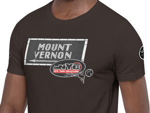 SHORT SLEEVE TEE SHIRT (uniSex) : MOUNT VERNON (updated classic)