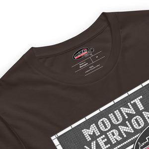 SHORT SLEEVE TEE SHIRT (uniSex) : MOUNT VERNON (updated classic)